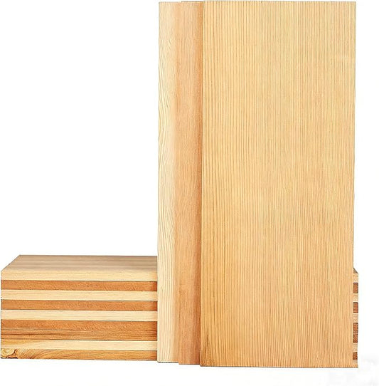 8-Pack 15x5.5 '' Cedar Grilling Planks for Salmon – Natural BBQ Wood Boards for Grilling & Smoking