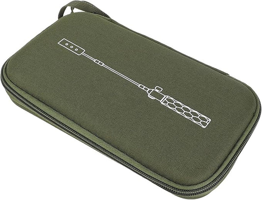 Dan&Dre EVA Shockproof Portable Camping Grill Flashlight Box/Cover with Large Capacity, Fixing Strap, Lightweight for Outdoor Activities, Camping, BBQ, Hiking (Army Green)