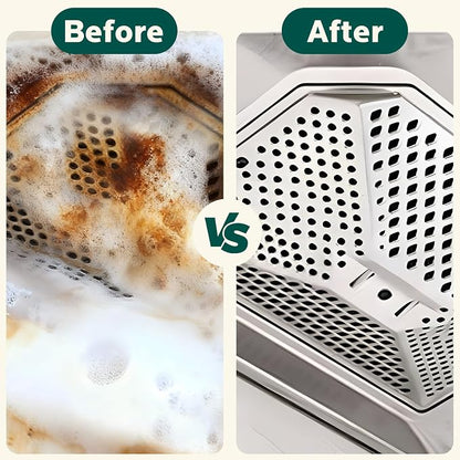 Degreaser Cleaner Heavy Duty Spray: Foaming Kitchen Spray for Cookware | Cuts Through Baked-On Grease on Ovens Stove Tops Grills - Clean Up Kitchen Oil Stains Spray for Multi-Surface Countertop
