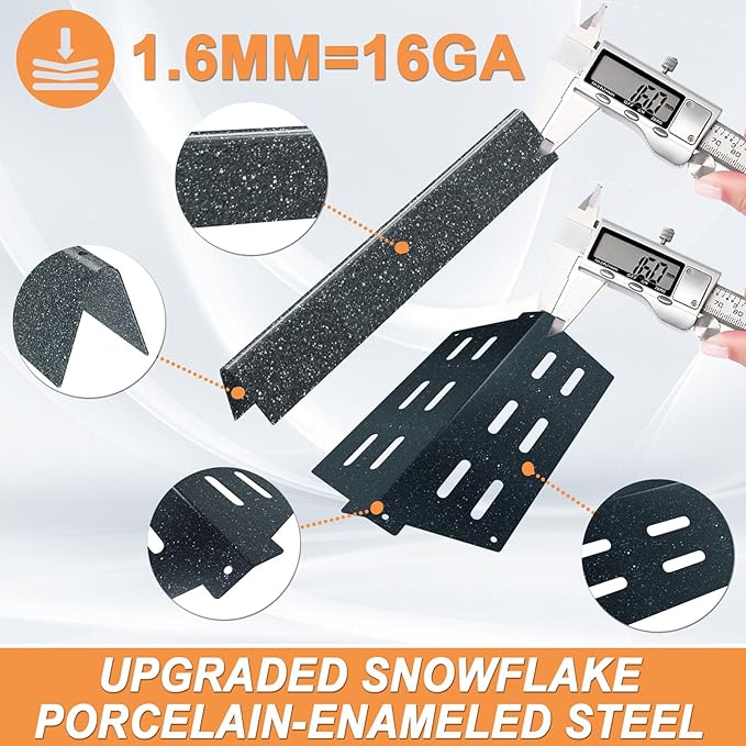 Genesis Grill Parts for Weber Genesis 300 SER(w/ Front Knobs) 330 320 310 Weber Genesis Replacement Parts 3/4 Burner Accessories for Weber Flavorizer Bars 7621 62784, Grates 7524& Heat Deflectors 7622