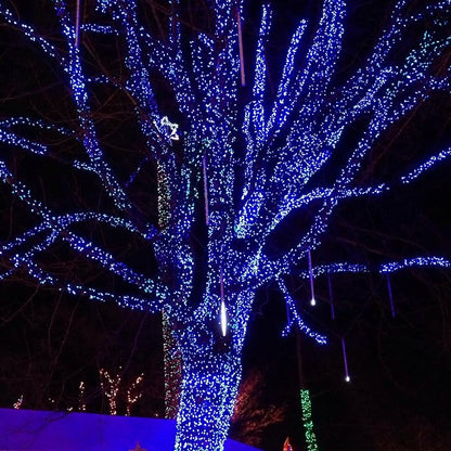 Dazzle Bright Outdoor Christmas String Lights, 1000 LED 328 FT Plug in Fairy Light with Remote Control 8 Modes & Timer, Waterproof Decoration for Home Garden Yard Xmas Wedding, Blue