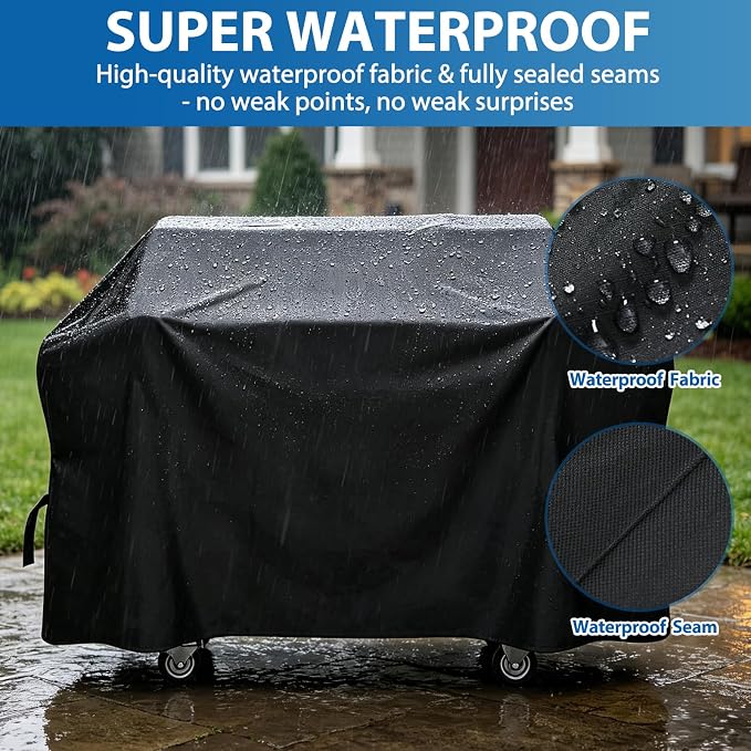 Grill Cover for Blackstone 30" Culinary Omnivore & 28" ProSeries | 600D Heavy Duty Waterproof Grill Cover,Fits Models 1901 1934 2092 1855 1886 1785 1962, Tear & Fade Resistant