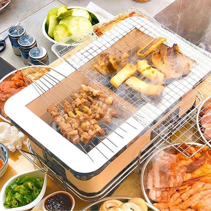 Tabletop Clay Stove, Clay Charcoal Stove Portable Grill, Japanese Clay Charcoal Stove Barbecue Grill 16x10x7 Inches for Outdoor Indoor Camping