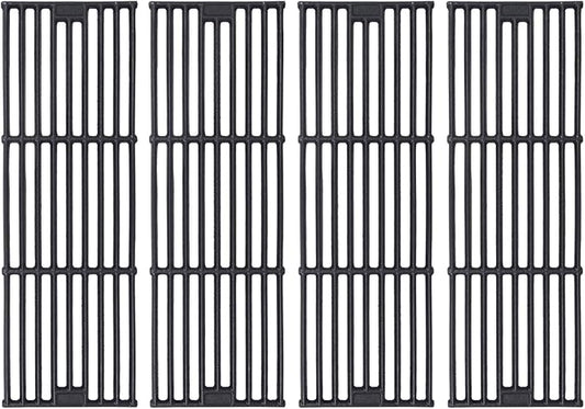 GGC 19 3/4" Grill Grates for Chargriller 3001, 5050, 3008, 3030, 3725, 4000, 5252, King Griller 3008, 5252, 4 PCS Cast Iron Grill Grates Replacement for Char griller Grills