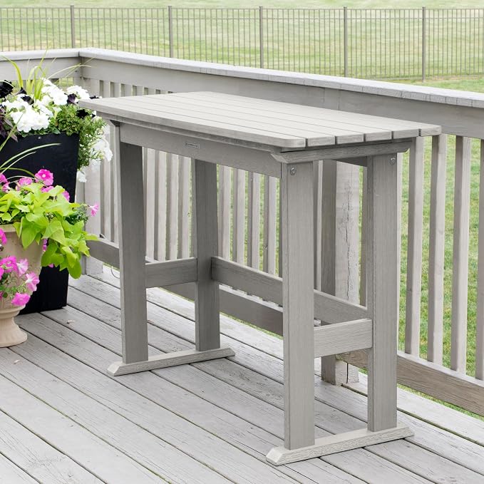 highwood Lehigh 6pc Counter Height Balcony Dining Set, Harbour Gray