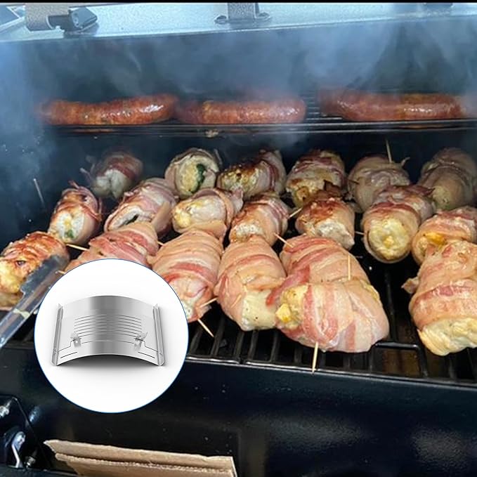 PB1285KC Flame Broiler Kit for Pit Boss Platinum KC Combo and Charleston 1020 Combo Series Pellet Grills, Heat Diffuser Replacement Parts for PB1020NX, Includes Main Plate and Slide Cover