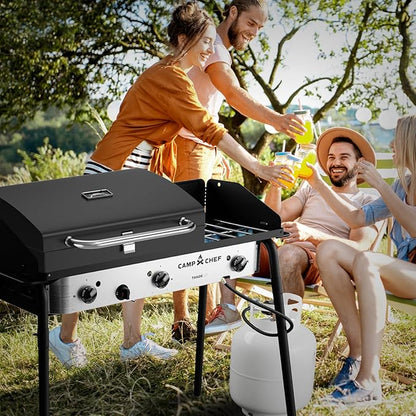 KEESHA 24 x 16 Deluxe Outdoor BBQ Grill Box, Fit All Camp Chef 16" Cooking Systems, Perfect for 2 Burner Accessories, Compatible With Original Part Number BB90L, for TB90LW