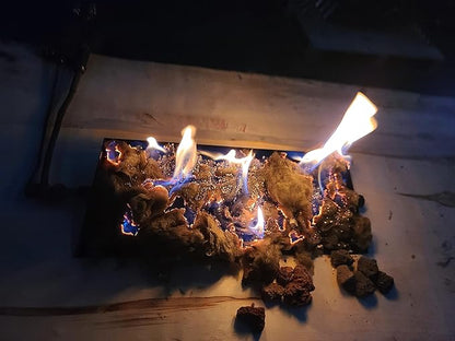 High Temperature Resistance Rock Wool Gas Logs- 6 oz Bag