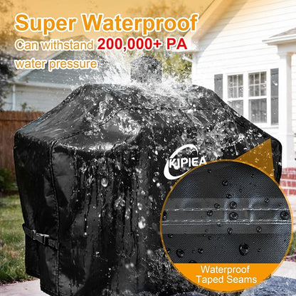 Pellet Grill Cover for Camp Chef 24, 600D Waterproof Smoker Cover | Heavy Duty, UV Resistant, No Tear, No Fading. For Camp Chef SmokePro 24, including DLX24, SG24, PG24, PG24B, PG24LTD, PG24CL