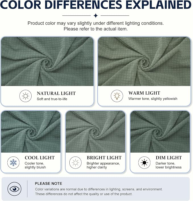 8Pcs Patio Cushion Covers, Outdoor Stretch Cushion Covers, Washable | Stretch Fit, Replacement, Washable and Reusable Furniture Protectors, Fits most patio furniture cushion covers, Cover Only
