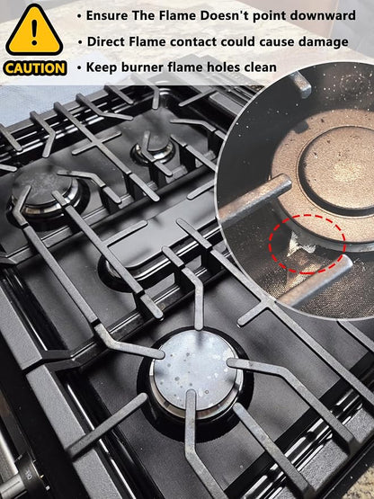 2 Pcs Stove Top Protector for LG 30" Gas Range | DIY Cut Fits Stove Guard Liner Protector 5-burner Layout, Non-Stick, Reusable, Dishwasher Safe, Splatter Cover