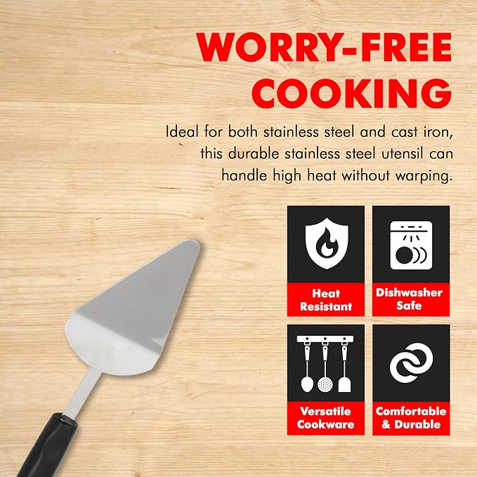 Chef Craft Select Pie/Cake Server, 11.5 inch, Stainless Steel
