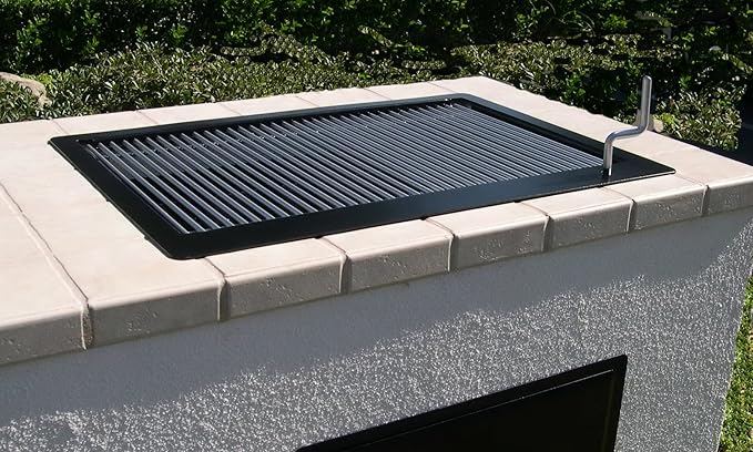 Charcoal & Wood Built-in 30" Counter Top Grill (SS COOKING GRIDS INCLUDED)