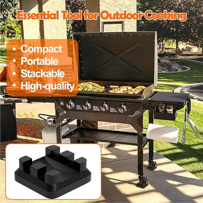 4 Pcs Griddle Leveling Shims Kit for Blackstone Griddles, Grill Accessories Use for Blackstone Electric Tabletop Griddle with Stand, Keep Flat Top Grill in Level