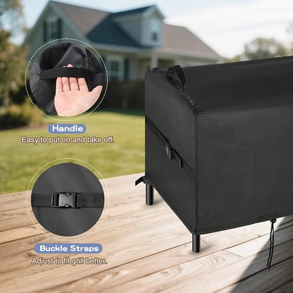 Stove Cover for VIVOHOME 3 Burner Propane Gas Stove-35x18x29in | 35inch Outdoor Stove Covers Waterproof for Rovsun 3 Burners 3-Burner Stove,Grill Cover for Bestfire Camping Stoves