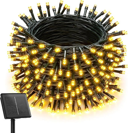 Brightown Solar String Light for Outside, 46Ft 120 LED Solar Lights Outdoor Waterproof, Solar String Lights Outdoor with 8 Modes, for Outside Garden Tree Party Decor(Warm White)