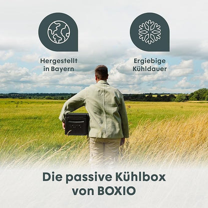 BOXIO - Cool: travel fridge for camping without electricity - perfect refrigerator with different temperature zones thanks to BOXIO cooling cartridges - thermal box for optimal cooling and maintenance
