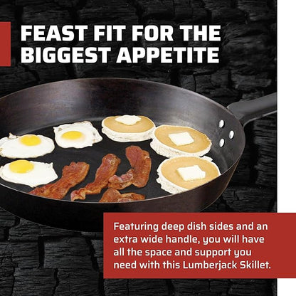 Camp Chef SLJ20 20" Lumberjack - Seasoned Steel Skillet
