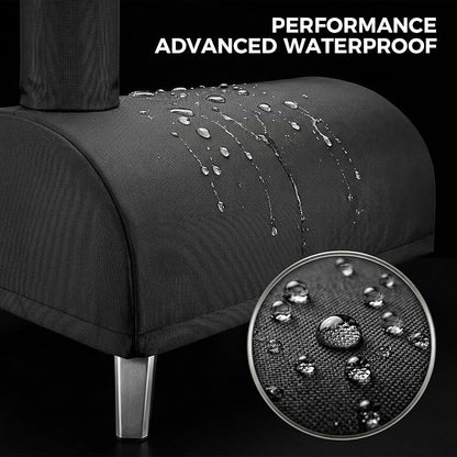 Pizza Oven Cover for Big Horn and aidpiza 12, 600D Heavy Duty Oven Cover | Waterproof Oven Cover for Pizza Oven with Adjustable Drawstrings and Handle, Pizza Oven Accessories Carry Cover for Outdoor