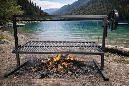 Iron Argentinian Style Santa Maria Grill- Size : 100 x 50 cm (40 x 20 in) Cod 1 (Santa Maria Grill (Only grill))