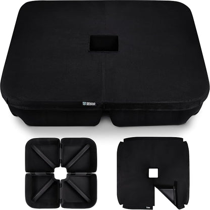 Rhino BaseMate EVA Material - Patio Umbrella Base Weights up to 200 Lb. | for Cantilever, Regular, or Any Offset Umbrella Base | 4-Part, 900D Heavy-Duty, All-Weather (Square)