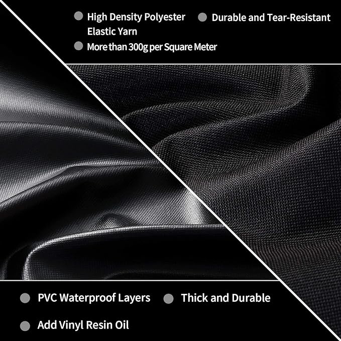 BBQ Grill Cover for Weber Charcoal Kettle: Heavy Duty Waterproof 22 Inch Weather Resistant Barbeque Grill Covers