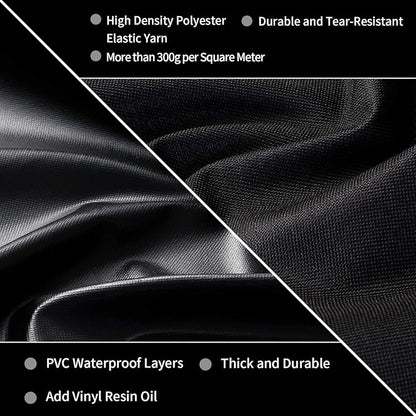BBQ Grill Cover for Weber Charcoal Kettle: Heavy Duty Waterproof 22 Inch Weather Resistant Barbeque Grill Covers