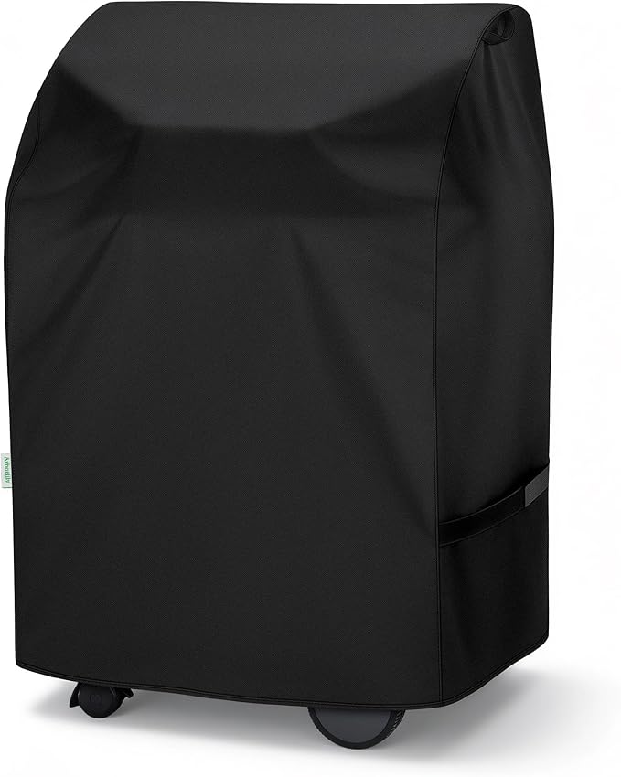 32 Inch Grill Cover, Heavy Duty BBQ Gas Grill Cover for Outdoor, All Weather Waterproof UV Protection, Fits 2 Burner Grills with Folded Shelves, Fits Weber, Nexgrill, Char-Broil