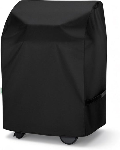 32 Inch Grill Cover, Heavy Duty BBQ Gas Grill Cover for Outdoor, All Weather Waterproof UV Protection, Fits 2 Burner Grills with Folded Shelves, Fits Weber, Nexgrill, Char-Broil