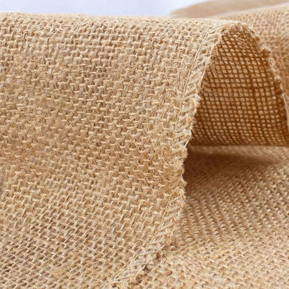 AK-Trading 100% Natural Chic Rustic Burlap Jute Runners - Made in USA - Ships Fast & Free 12" Wide x 96" Long