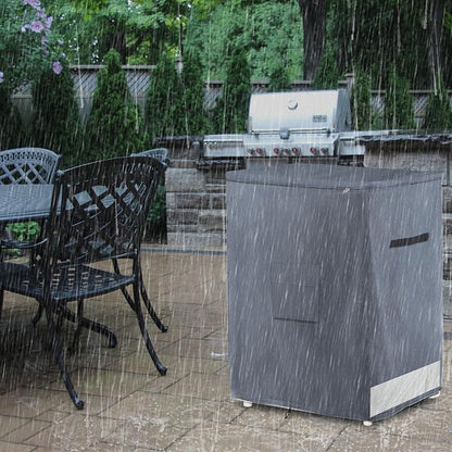 Deep Freezer Covers for Outside,Heavy Duty 600D Durable Chest Freezer Cover Waterproof,Outdoor Freezer Covers for Outside 7.0 Cubic Feet Chest Freezer,Top with Zipper to Open(38"W x 23"D x 34"H,Grey)