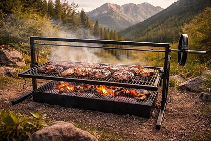Iron Argentinian Style Santa Maria Grill (Santa Maria Grill + Iron griddle)