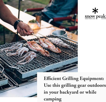 Snow Peak Iron Grill Table BBQ Box, Large