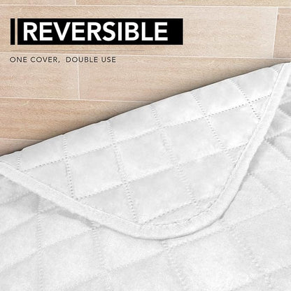 Easy-Going Sectional Couch Covers for Dogs L Shape Sofa Cover Reversible Sofa Slipcover Chaise Lounge Cover Furniture Protector Cover for Pets Dog Cat (42 x 68 inches, White/White) | Soft Sofa Slipcover For Dogs, Fits Left/Right Chaise Lounge Protector...