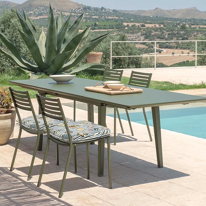 DYTXIII Set of 4 Outdoor Chair Cushions with Ties,Water Repellent Patio Chair Pads 17"x 16" for Outdoor Furniture,Round Corner Seat Cushions for Garden Yard Kitchen Crayon Shells