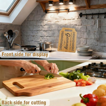 Grammy Gifts - Kitchen Wall & Counter Decor, Unique Mother's Day, Christmas & Birthday Gifts from Grandkids
