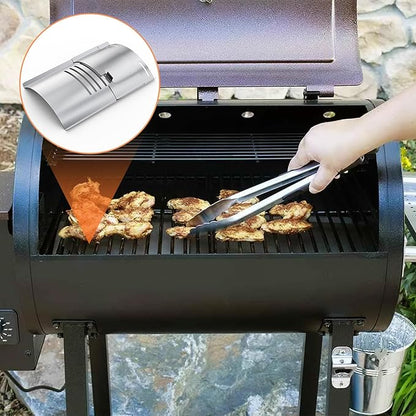 PB500NX Flame Broiler Kit Replacement Parts for Pit Boss Lexington 500/540/550 Series Pellet Smoker Grills, Grill Main Plate and Slide Cover for Pit Boss PB500SP PB550G Wood Pellet Grill Accessories