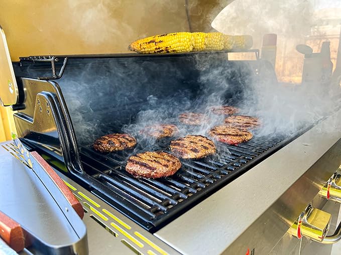 Cast Iron Grill Grates and Stainless Steel Emitter Plates for Charbroil Commercial Infrared 3 Burner 463242516 463242515 466242515 466242615 463243016 463367516 463367016 466242516 463342620
