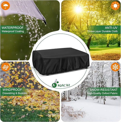 Grill Cover for Blackstone E-Series 22 Inch Electric Griddle 8001 | Waterproof Table Top BBQ Grill Cover for 22-Inch Blackstone, Heavy Duty Tabletop Griddle Accessories - 25" L×21" W×7" H
