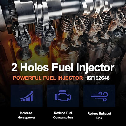 HiSport Fuel Injectors 12592648 Replacement For Chevy Malibu Impala 2006-2010, Uplander 2006-2009,Compatible with Buick Terraza 2006-2007,Pontiac Montana G6 2006-2009 3.5L 3.9L 6PCS