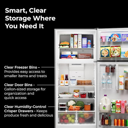 Kenmore 20.2 cu. ft. 30" Wide Top Mount Refrigerator - FPR Metallic Steel