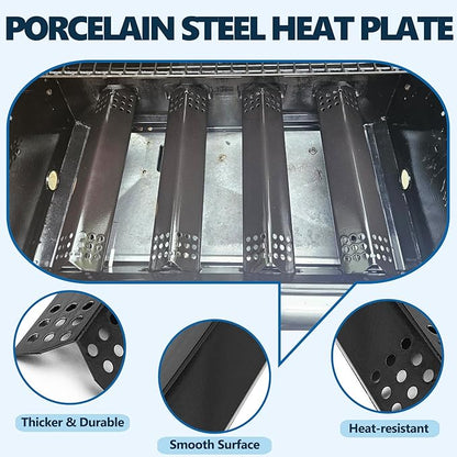 SafBbcue Replacement Parts Kit for Nexgrill 4 burner 720-0830A 720-0830H 720-0783E 720-0783C 720-0830D Parts, Kenmore 122.33492410 122.33492411, Master Forge 1010037, BHG 720-0783W Replacement Parts