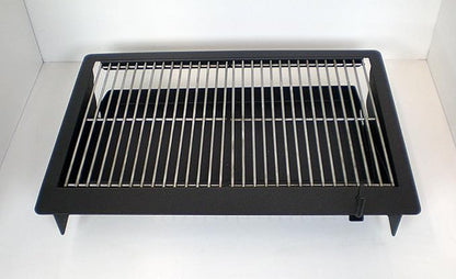 Charcoal & Wood Built-in 30" Counter Top Grill (SS COOKING GRIDS INCLUDED)