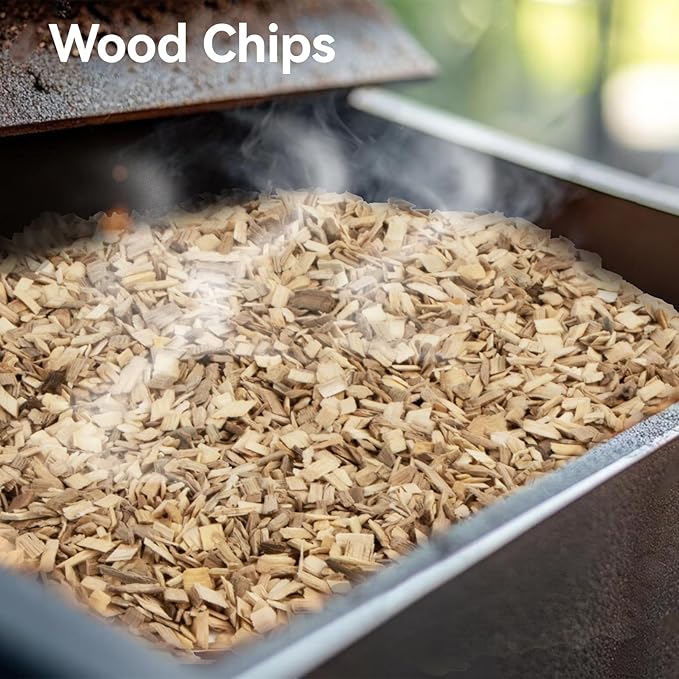 Sukh 420G Apple Wood Chips for Smoker - Wood Smoker Chips Smoking Wood Chips Flavors Wood Smoking Chips Grill Wood Chips Cocktail Smoker Smoker Wood Chips for Grilling,Smoking,Barbecue