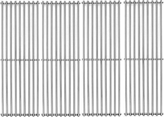 S6505A (4-Pack) 19 3/4" Stainless Steel Cooking Grid Grates Replacement for Chargriller 2121, 2123, 2222, 2828, 3001, 3030, 3725, 4000, 5050, 5252 Set of 4