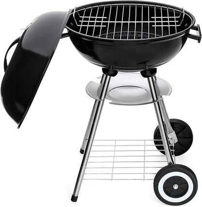Best Choice Products 18-inch Portable Steel Charcoal Barbecue BBQ Grill w/ Heat Control for Patio, Porch, Picnic, Tailgate, Black