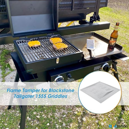 Flame Tamper Grill Parts for Blackstone Tailgater 1555, RP 90407 Heat Shield for Blackstone 1555 Tailgater Grill Box