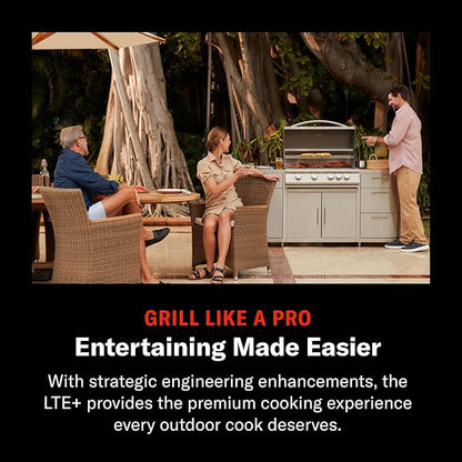 Blaze Gas Grill | 32-inch Built-in Natural Gas Grill | 4 Burner BBQ | Premium Outdoor Kitchen Grilling Experience | Best in Class Warranty | LTE+ | BLZ-4LTE3-NG