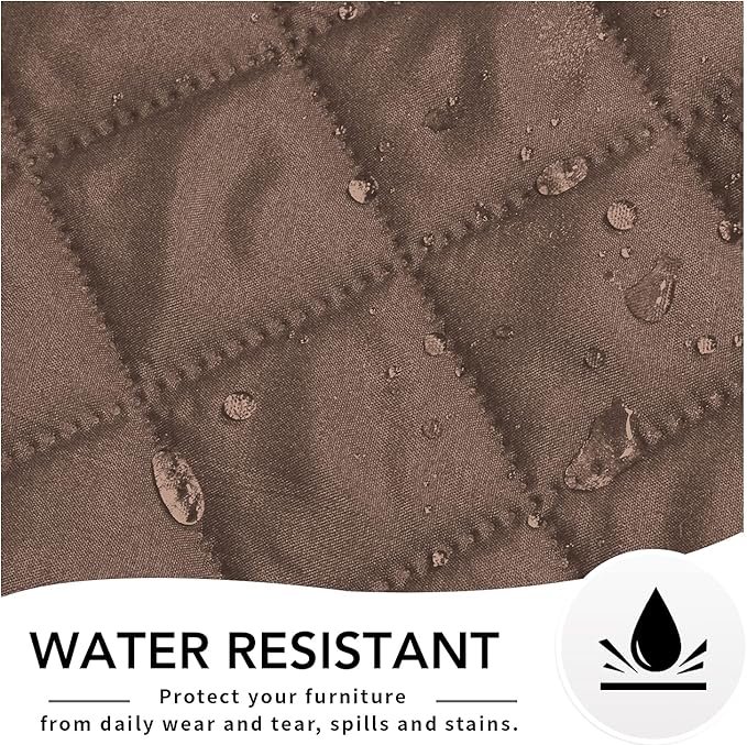 Easy-Going Reversible Couch Cover, Oversized Recliner, Brown/Brown | Machine Washable Slipcover For Dogs, Water Resistant Furniture Mat For Living Room, Non-Slip Sofa Cover, Pet Friendly
