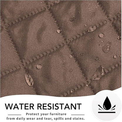 Easy-Going Reversible Couch Cover, Oversized Recliner, Brown/Brown | Machine Washable Slipcover For Dogs, Water Resistant Furniture Mat For Living Room, Non-Slip Sofa Cover, Pet Friendly